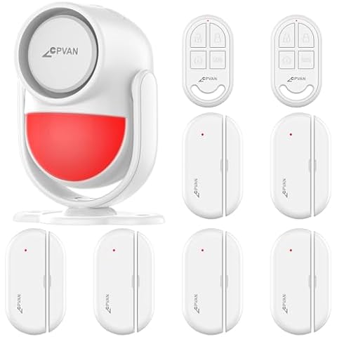 CPVAN Wireless Home Alarm System with Sensors Cover