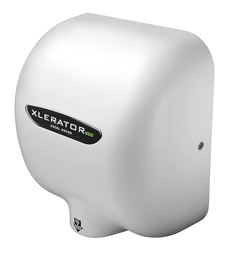 Miniatura 4 de Excel Dryer XL-WV-ECO Secador de manos XLERATOR XL-W-ECO automático, montaje en superficie, cubierta fundida, pintura epoxi blanca, boquilla
