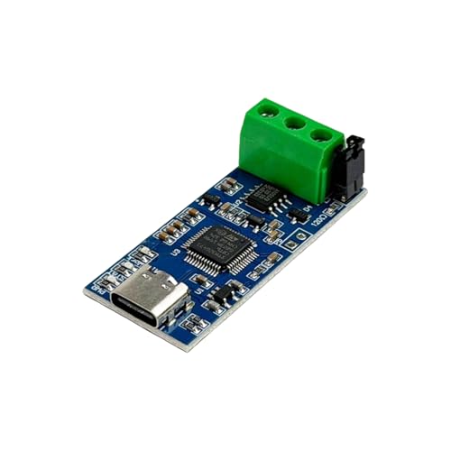 USB to CAN Module, USB Type C Interface with LED Indicator for CAN 2.0A 2.0B Protocol Bus Analyzer V2.0, High Performance Module for Industrial Data Communication
