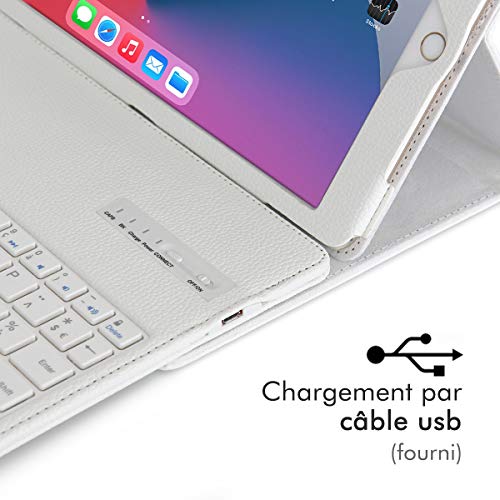 Étui Clavier Azerty Bluetooth pour Apple iPad Air 11 M3 2025 - vue 6