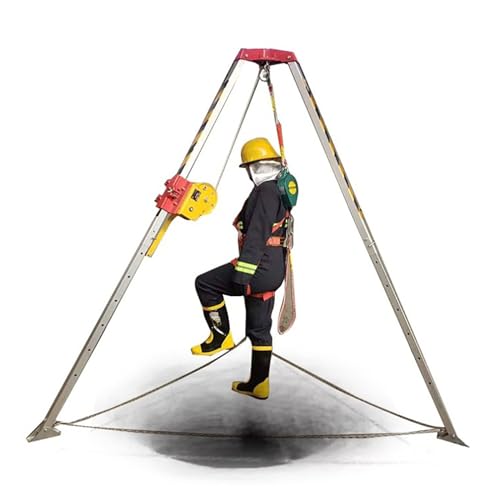 Trépied de sauvetage pour espace confiné avec treuil 2600 lb réglable