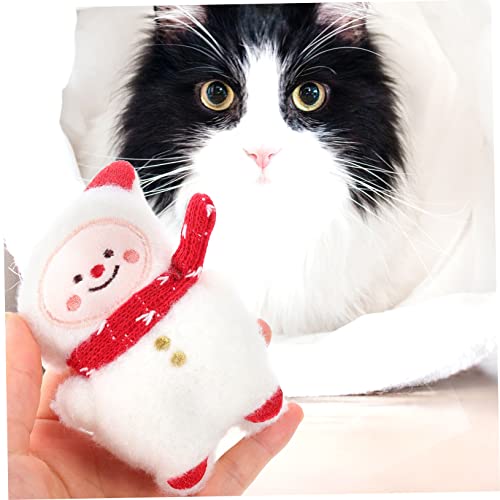 FRCOLOR 15 Peças Brinquedo De Provocação De Gato De Natal Brinquedo De Cachorro De Papai Noel Brinqu