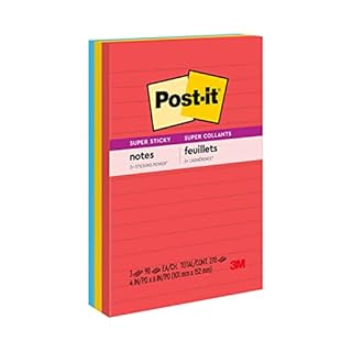 UPC 021200531279 product image for Post-it Super Sticky Notes, 4x6 in, 3 Pads, 2x the Sticking Power, Marrakesh Col | upcitemdb.com