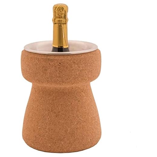 Biosughero – Cubitera para Botellas de Corcho, diseño tapón champán