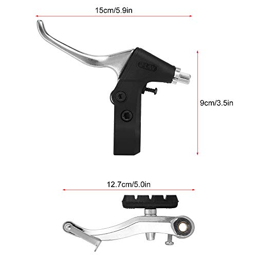 Alavancas de freio, Andoer Bicicleta V-Brake e alavancas de freio e cabo de ciclismo Guiador de frei