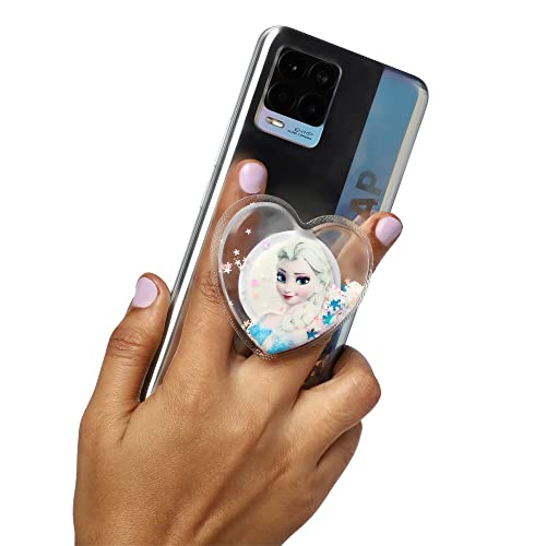 Image of KRZNA Gel Filled Mobile Holders Selfie Holder Designed for Kids, Girls and Teens. [ Gel Inside ]-(Model - Elsa Heart)