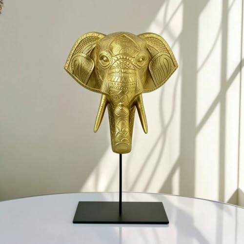 Statue d'éléphant dorée, le cadeau idéal pour collectionneurs