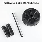 uchroller - Bauchroller AB Roller - Ab Roller Bauchtrainer mit Kniematte - Rutschfester Bauchmuskeltraining Gerät für Zuhause - Geeignet für Anfänger und Profis – Bild 3