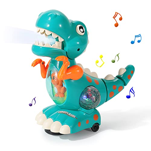 Tovol Zerky Musical Toy Dinosaur with Light and Music Dancing Walking T-Rex Crawling Toy for Kids Age 1-3 Green Tovol Zerky Musical Toy Dinosaur with Light and Music Dancing Walking T-Rex Crawling Toy for Kids Age 1-3 Green