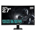 Gigabyte GS27FCA 27" FHD Curved Gaming Monitor - 1920 x 1080, 200Hz, 1, 250 cd/m², FreeSync Premium, HDR Ready, HDMI 2.0, Displayport 1.4