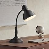 360 Lighting Breck Traditional Adjustable Desk Table Lamp 17' High Dark Bronze Brown Metal Flexible Gooseneck Arm for Living Room Bedroom House Bedside Nightstand Home Office Reading Family