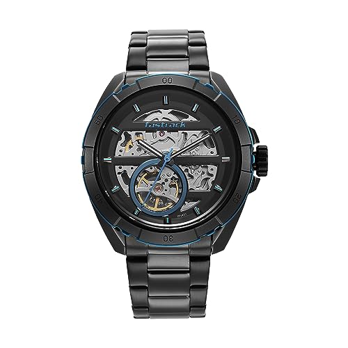 Fastrack Automatic Black Dial Watch NT3297KM02 - Image 2