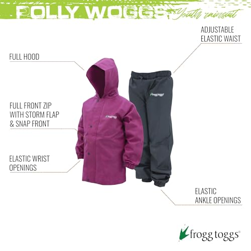 Image of FROGG TOGGS Youth Polly Woggs Waterproof Breathable Rain Suit