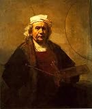 Rembrandts berühmte Gemälde - Rembrandt Selbstportrait - DIY 5D Diamond Art Painting Kits Stickerei Strass Leinwand Dekoration Geschenke 40×50cm