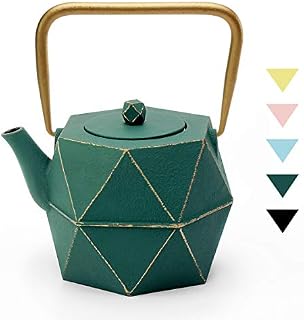 Tea Kettle, TOPTIER Japanese Cast Iron Teapot with Stainless Steel Infuser, Cast Iron