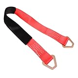 TIDTALEO Abschleppseil für Auto und LKW Flexibles Zugseil aus Metall und Gurtband...