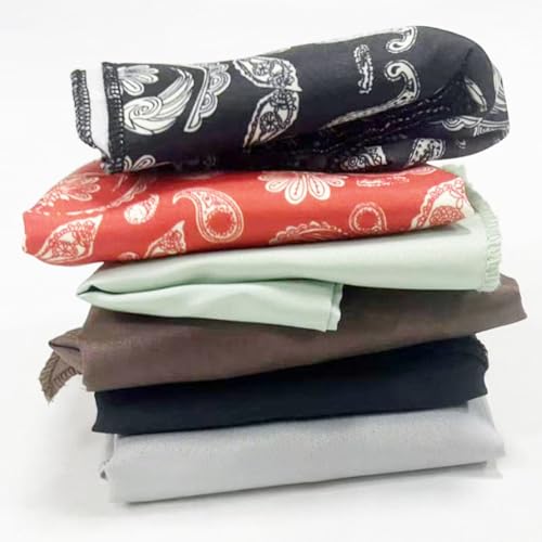 Unisex Exquisite Durag Hair Scarf Turban Women Wrap Hair Accessories Punk Turban Square Black Bandana3