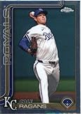 2025 topps Chrome #151 Cole Ragans Kansas City Baseball Card - Sportscard Superstore