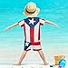 PBJCKAH Flag of Puerto Rico Short Sleeve Hawaiian Button Down Shirts and Short Sets for Boys Polyester Casual Toddler Summer Outfits for Kids 7-8Y