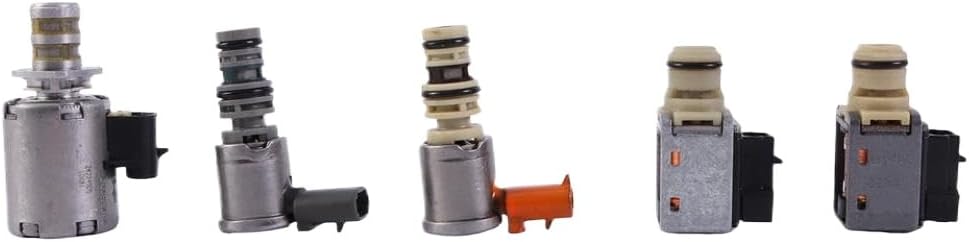 5 Piece Transmission Solenoid Kit 4L60E Compatible With Escalade Astro Express 1500 Tahoe