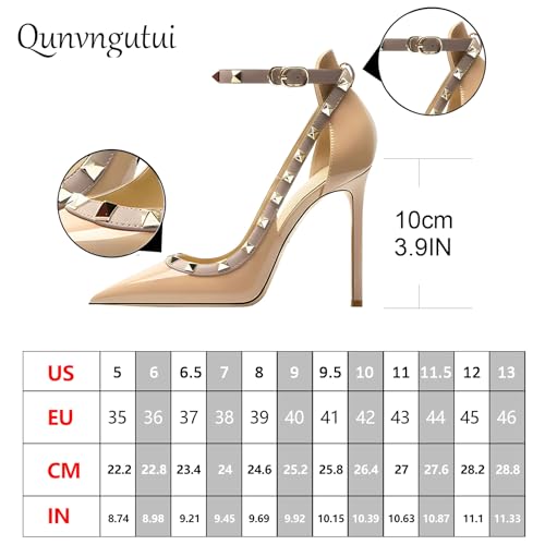 Image of Women's Pointed-Toe Bag-Toe Strappy High-Heeled Shoes Sexy Stiletto Pumps