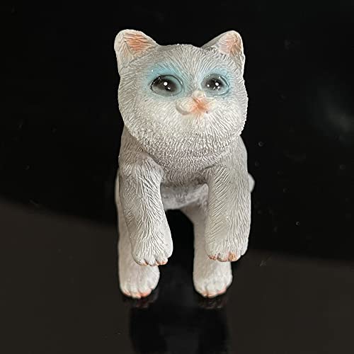 Jarpsiry 3 Pcs Resin Hanging Cat Figurines Planter Pot Hanger Miniature Fairy Garden Terrarium Edge Decor Flower Pot And Vase Hugger Hanging Animals Ornaments For Patio, Yard, Balcony #TOP4