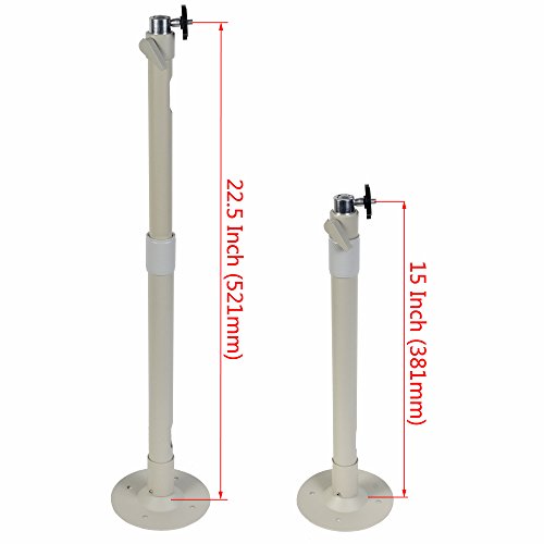 Videosecu Security Camera Wall Ceiling Mount Bracket Stand Tilt Swivel Mounting Device For Some Mini Projector Cctv Camera Housing Dvr Home Surveillance System With 1/4 20 Thread Mcb24 1Xs #TOP4