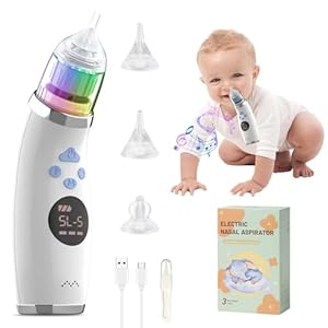 Bwaliffury Elektrischer Nasensauger Baby mit Display