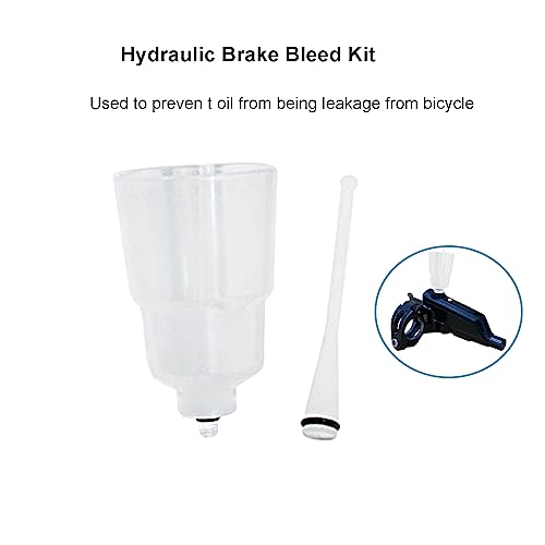 Bleed Kit for Shimano Hydraulic MTB Brakes, Mineral Oil Brake Funnel Set Bike Repair Tool Kit Hydraulic Brake Compact (1) - Thumbnail 5