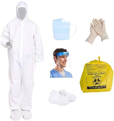 GCOCL Disposable Isolation Coveralls - L