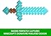 Mattel Minecraft Diamond Sword Battle Toy, Kid-Sized Accessory for Role-Play & Costumes, Inspired by The Video Game
