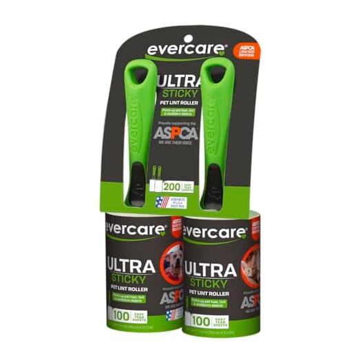Evercare Pet Lint Roller 100 Layer 2 Pack, 200 Total Layers