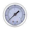 Akozon Advanced 0-60psi 0-4bar 1/8NPT Pressure Gauge Manometer, Dual Scale Bar & PSI Measurement Tool, Accurate Hydraulic Gauge for Water, Air, Oil-Compact & Portable Design #5