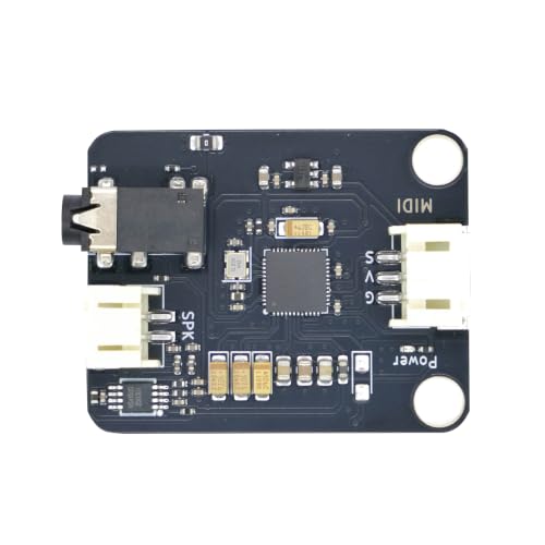 NULLLAB MIDI Sound Module with Built-in 256+ Tones & Percussion Sounds, General MIDI 2.0 Synth Module, High-Fidelity Audio Synthesizer Board Compatible with Arduino, ESP32, Micro:bit, Raspberry Pi
