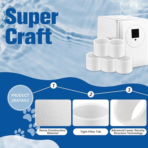 image for Funmit 30-Pack Top Fill Humidifier Replacement Filters for LEVOIT Clas