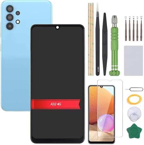 Screen for Samsung Galaxy A32 4G LCD Display Replacement for A325F/A325F/DS/A325M/A325N Touch Screen Digitizer Assembly(with Frame)