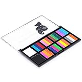 set de maquillaje artistico infantil El color es puro, suave y no irritante. Después de un esmerilado cuidadoso, el pigmento es delicado y suave.