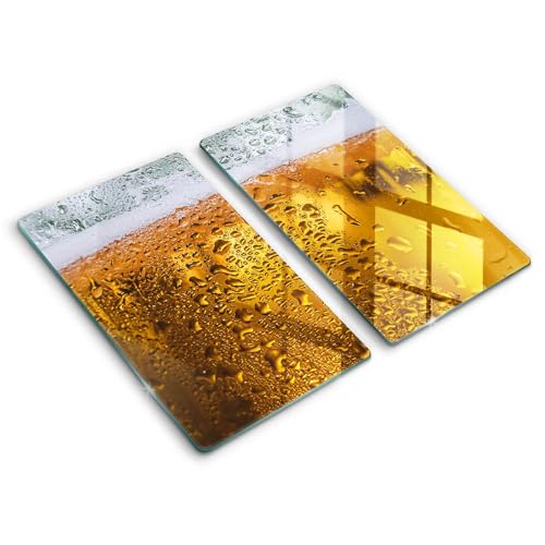 Plaque protection induction Wallfluent 2x30x52cm avec verre de sécurité résistant aux chocs - 2