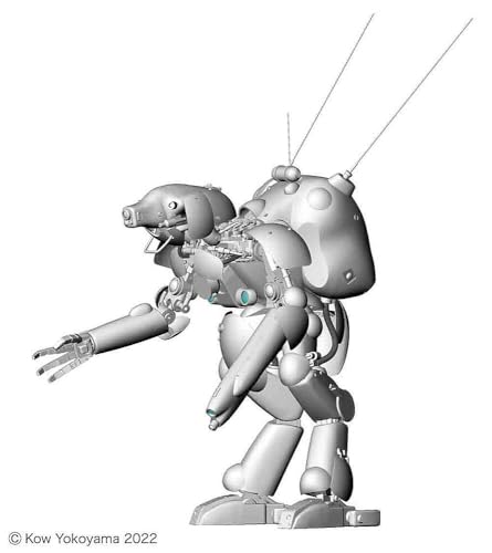 Hasegawa Masinen Krieger Humanoid Modelo Plástico 1/20 miniatura 2