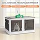 MOGOULUA Pet Dryer 115L Katzentrockner Box Haustiertrockner mit Einstellbarer Temperatur Timing Warmer Ventilator Haustierpflegeset für Katzen und Kleine Hunde