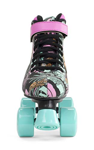 SFR Vision Ii Patines, Unisex Niños, Rosa (Floral), 34 EU