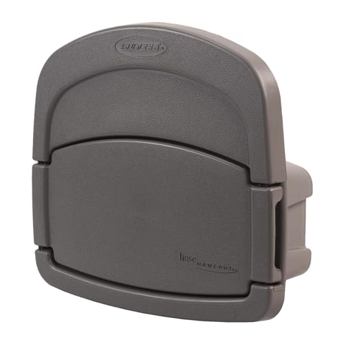 Suncast DHH150ST Deluxe Hangout Hose Hanger,Stoney Gray,1 Count (Pack of 1) by Suncast - Used condition - CA$17.98