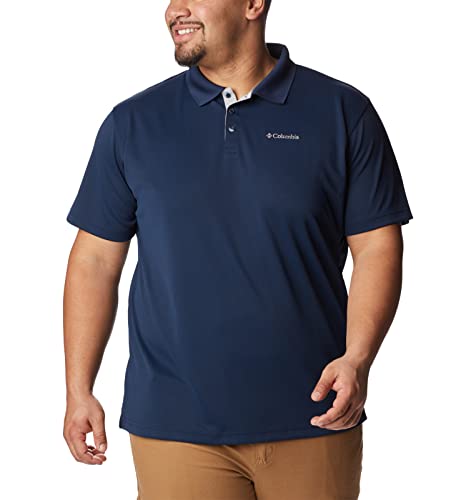 Columbia Men's Utilizer Short Sleeve Wicking Polo With Uv Protection, Collegiate Navy, X-Large #TOP5