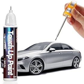 Silver Touch Up Paint Pen for Cars, Car Paint Scratch Repair...