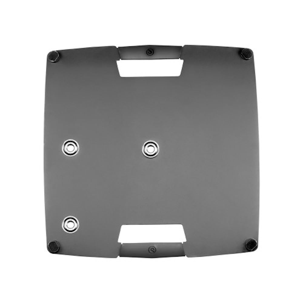 Gravity LS 431 C B - Lichtstativ und Lautsprecherstativ mit kompaktem, quadratischem Stahl-Standfuß und exzentrischer Montagefunktion, schwarz