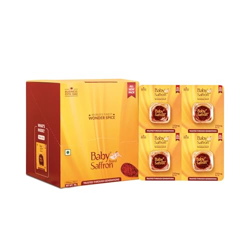 Image of Baby Brand Saffron World's Finest Saffron /Kesar 250MG (PACK OF 4)