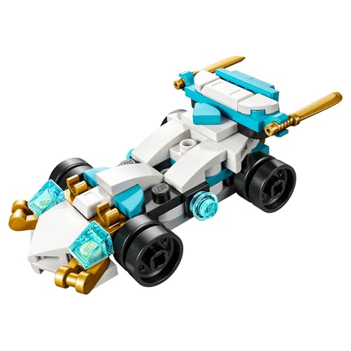 LEGO NINJAGO Zane’s Dragon Power Vehicles 30674 Polybag, 55 Pieces, 2-in-1 Building Set, Dragons Rising Collection, STEM Toy for Kids Ages 7+ - Image 2