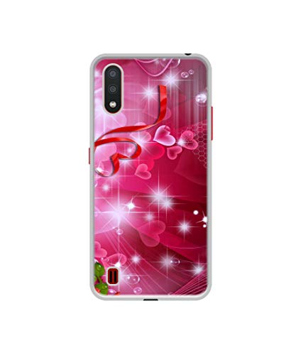 Amazon Brand – Solimo Designer Love UV Printed Soft Back Case Mobile Cover for Samsung Galaxy M01- Best and cheap mobile covers in India