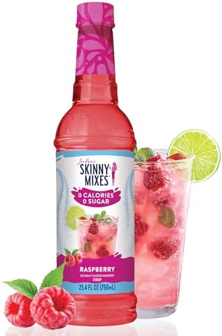 Jordan's Skinny Mixes Raspberry Syrup for Drinks, 25.4 fl oz