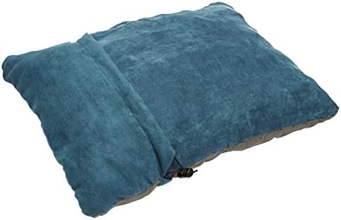 Therm-a-Rest Compressible Travel Pillow for Camping, Backpacking, Airplanes and Road Trips, Denim, Medium - 14 x 18 Inches